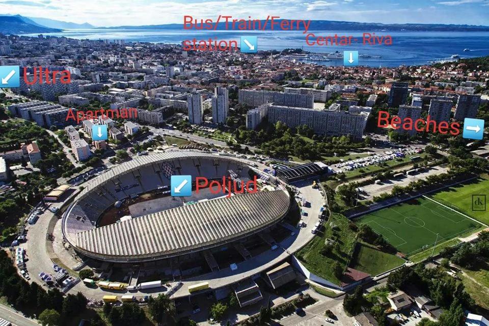 Blue Mile Apartman Split Eksteriør billede